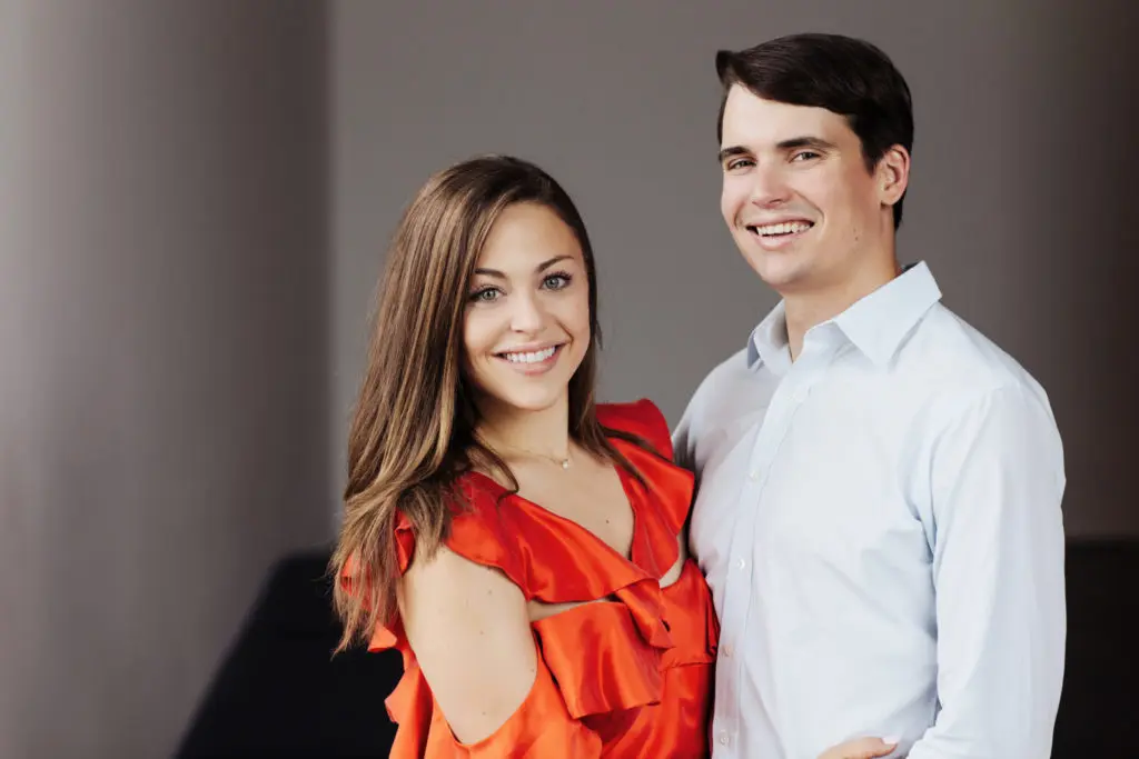 Mike hired two photographers to capture the surprise moment of his proposal in the Blanton Museum in Austin.