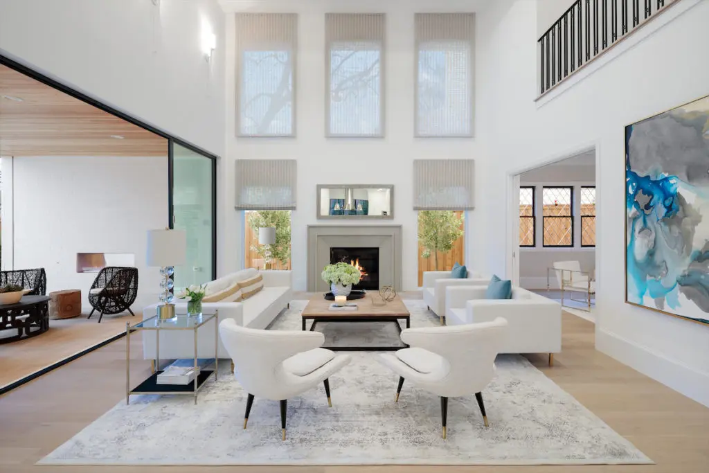 The open home was built with entertaining in mind. 