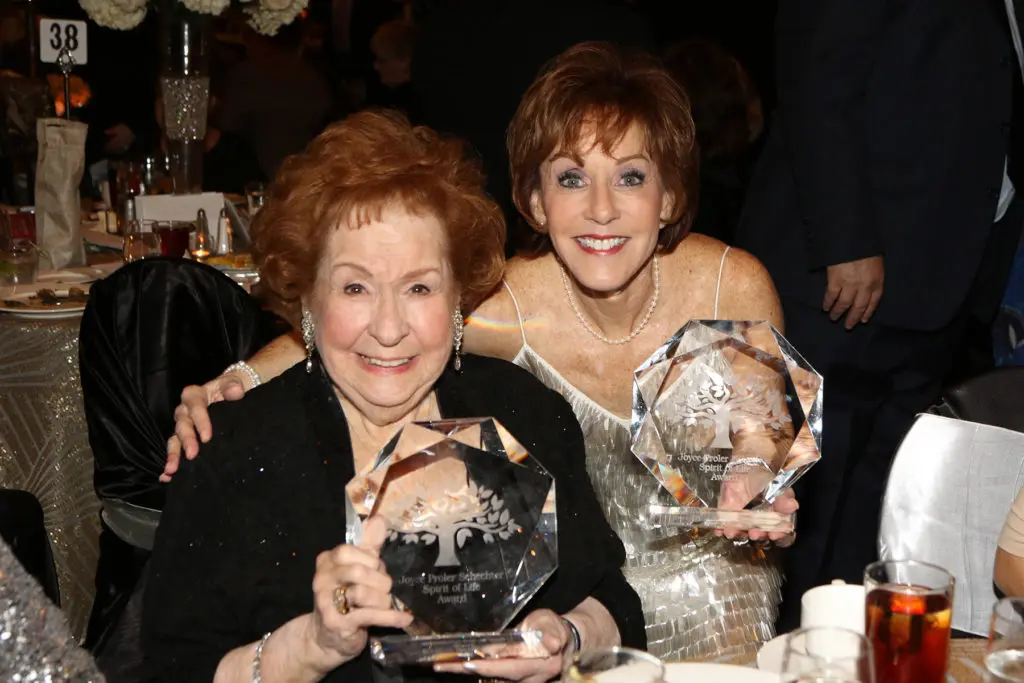 Honorees Evelyn Reichenthal, Judy Yambra (Photo by Joe Vela)
