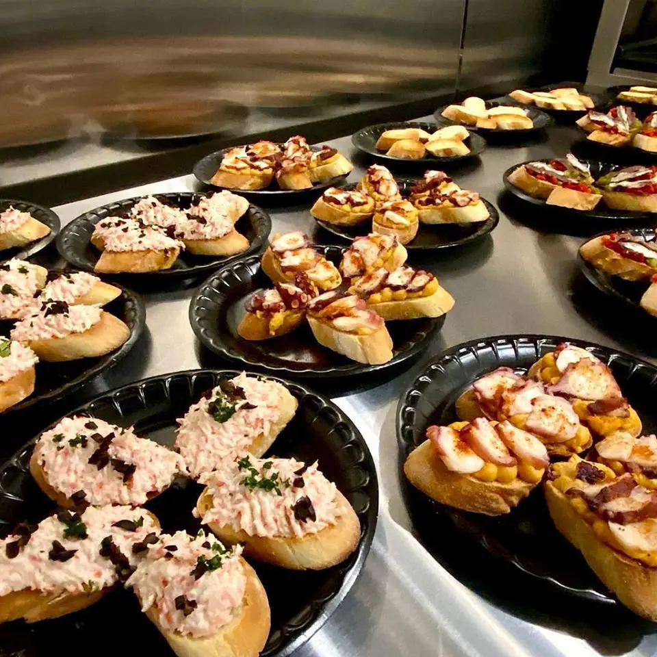 There are 14 kinds of pinchos to choose from at Sketches of Spain. (Courtesy of Sketches of Spain)