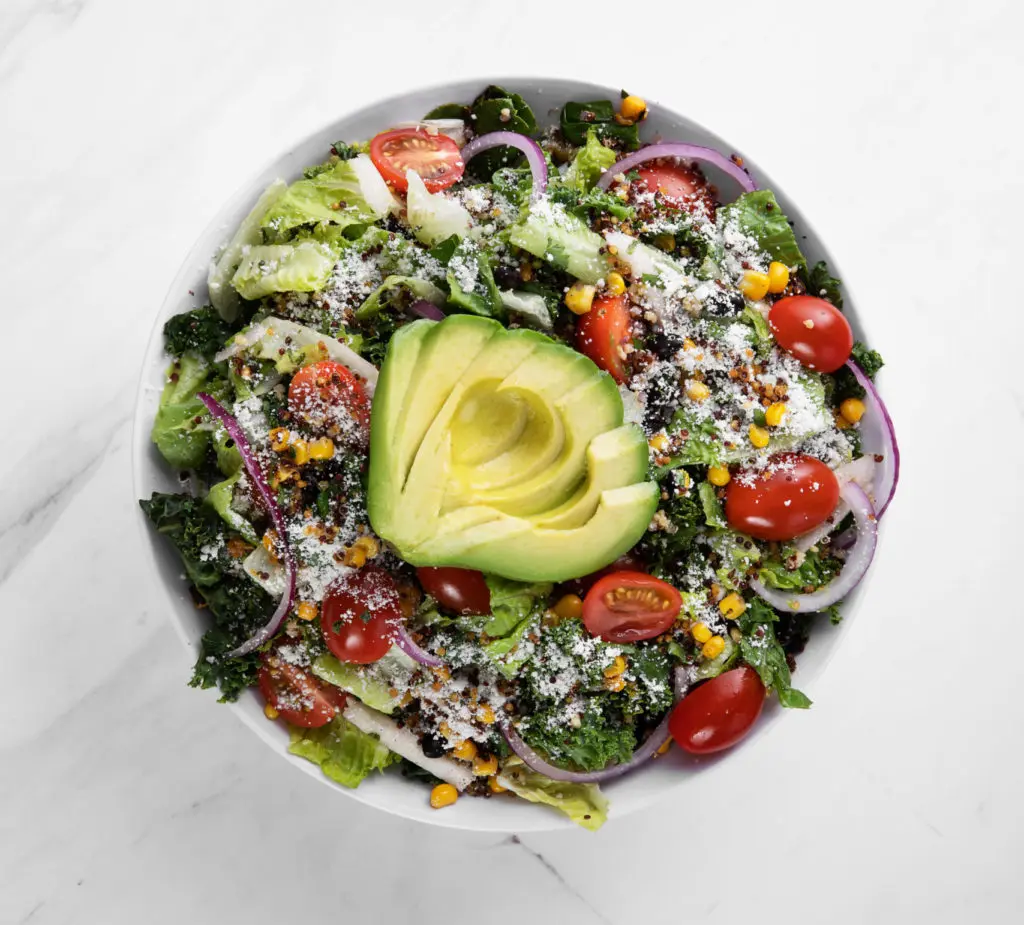 Try Mendocino Farms' avocado and quinoa superfood ensalada for the superfood krunchies.
