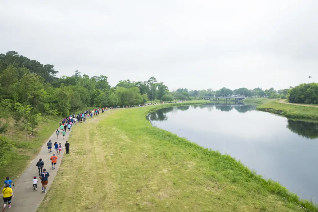 Bayou Greenways Day brought out a big crowd.