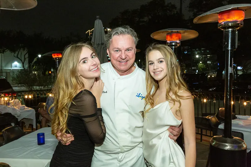 Cece Clark, Chef Charles Clark, Ella Clark (Photo by Tony Ruppe)