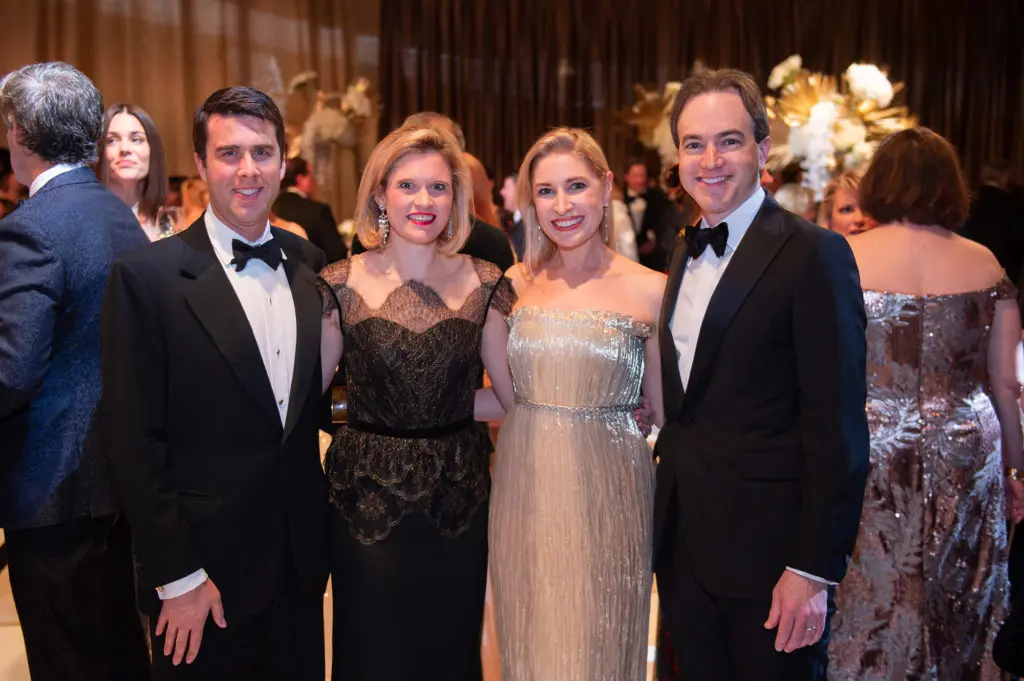 Charlie & Elizabeth Leykum, Isabel & Danny David (Photo by Wilson Parish)