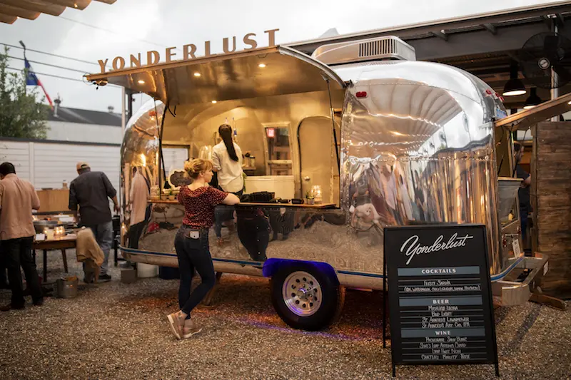 Goode Company's traveling bar, Yonderlust, will be at River Oaks District this Saturday.