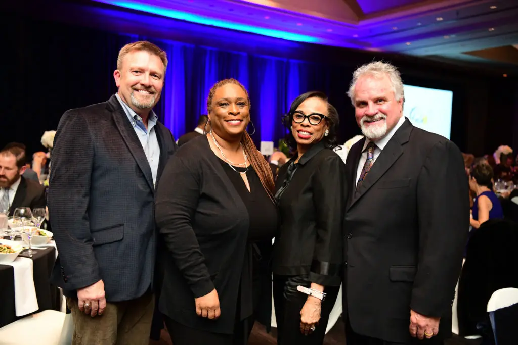Dave Black, Zina Garrison, Phyllis Williams, Mark Miller (Photo by Daniel Ortiz)