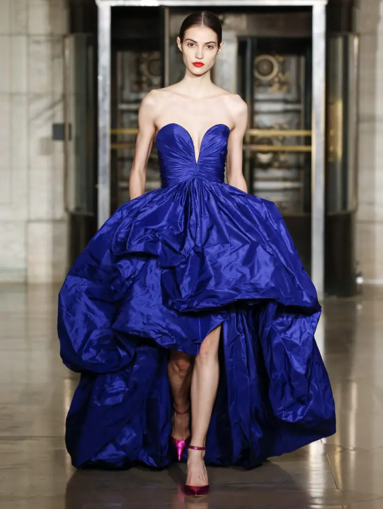 Oscar de la Renta silk taffeta bubble gown. (Photo courtesy of Oscar de la Renta)