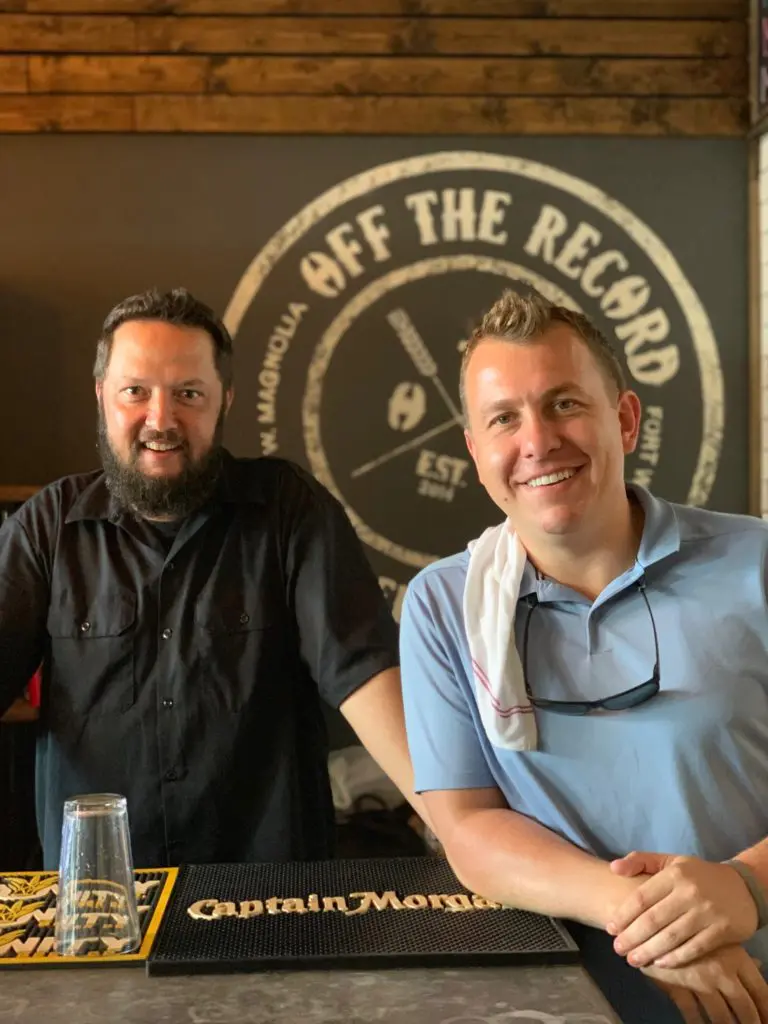 Grandma's owners Chuck Bouligny and business partner Matt Pruitt.