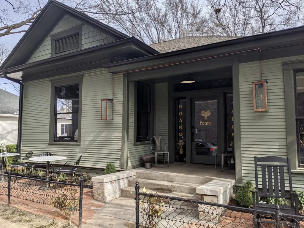 Fount Board & Table is now open in the former Crooked Tree Coffee House in Uptown. (Photo by Megan Ziots)