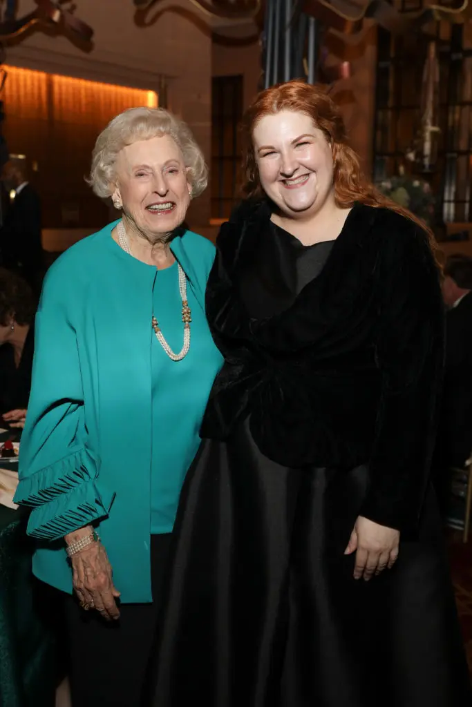 Jan Barrow, 'Aida' star Tamara Wilson (Photo by Priscilla Dickson)