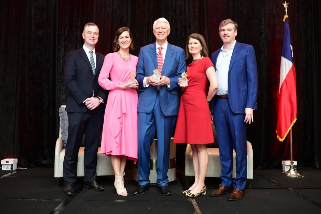 Honorees: John Daily, Kate Upton Daily, Wade Upton, Lindy Upton McGee and Tom McGee (Photo by Daniel Ortiz)