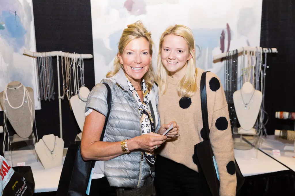 Liz Pipkin , Olivia Pipkin at the Tri Delta Philanthropies' fundraiser, The Sale (Photo by Parker Chase Photography)