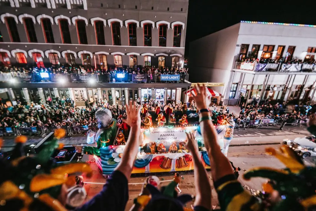 Don't miss the annual Knight of Momus Grand Night Parade this Mardi Gras at 6 p.m. on March 1. 