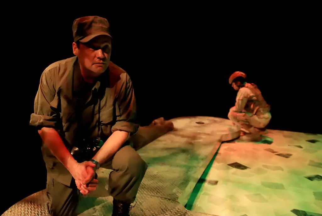 Rhett Martinez as Pop and Gerardo Velasquez as Elliot. (Photo by Pin Lim / Forest Photography)