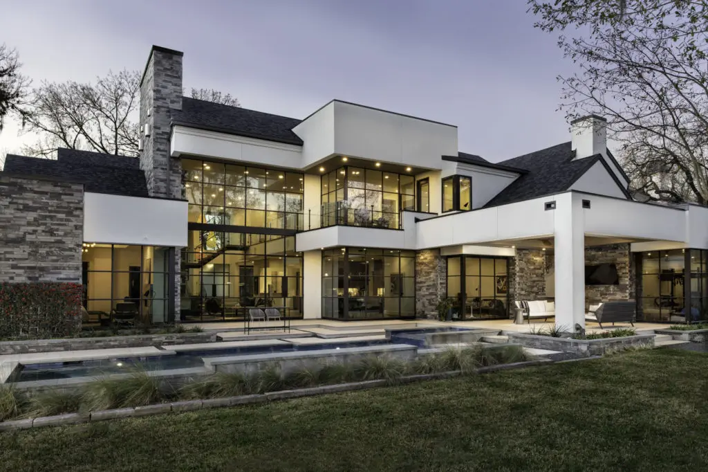 The mansion in Memorial was a collaboration between the owners, Frankel Building Group and Laura U Interior Design. (Photo by Kerry Kirk)