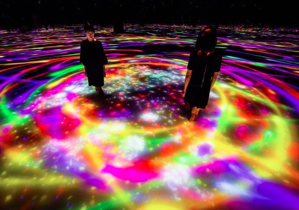 Seismique is inspired by the immersive teamLab Planets TOKYO. 
