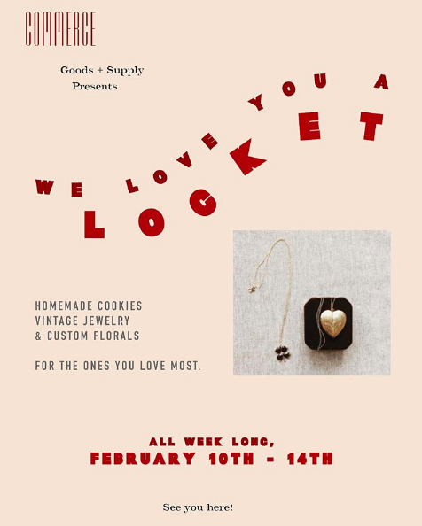 The beautifully curated shop (situated just inside the Adolphus Hotel) is making Valentine’s Day a weeklong affair.