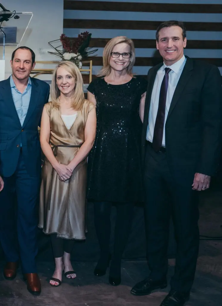 'Cooking Up a Cure' chairs Nick & Ellisa Gole, Holly & Jose Bayardo (Photo by Chinh Phan)
