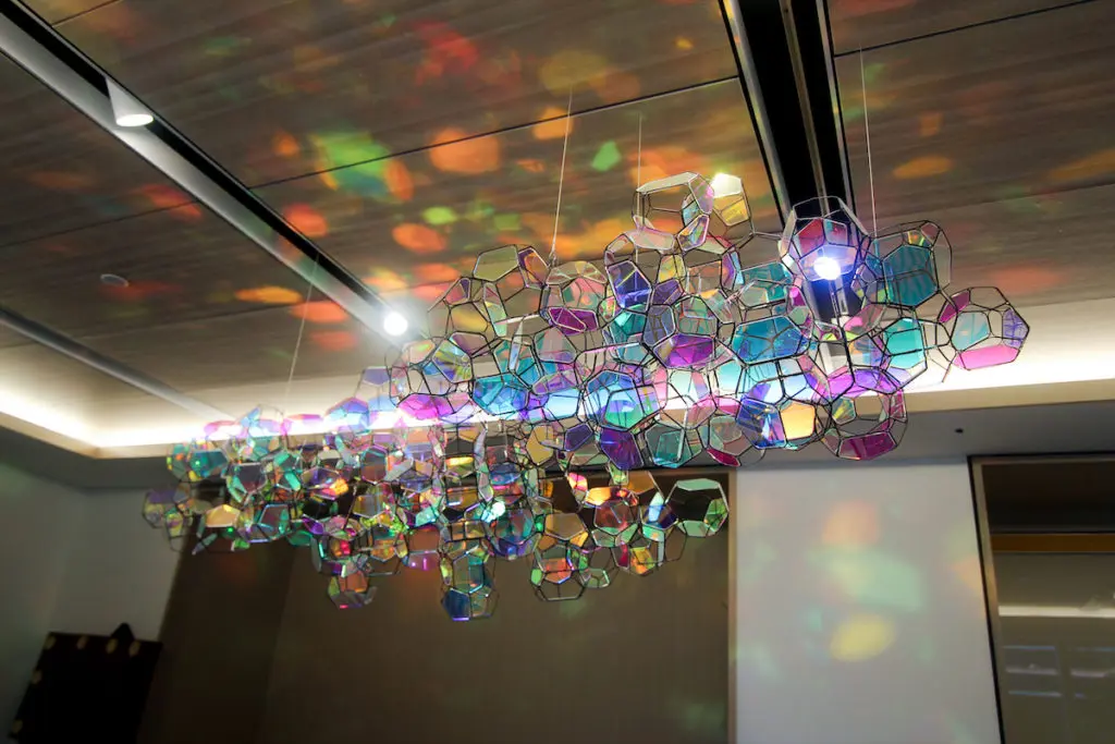 Tomás Saraceno's  "Mammatus/M+1" (Photo by Robert Tsai )