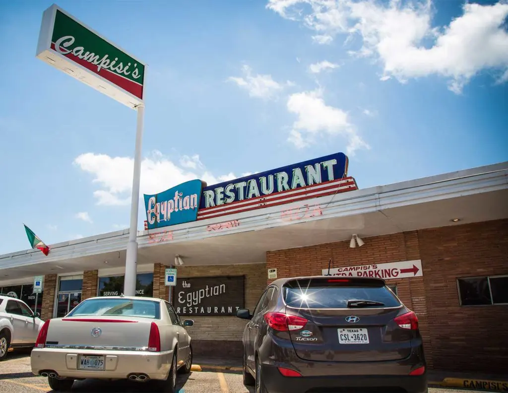 The oldest running on our Dallas classic restaurants list, Campisi's opened in 1950. (Courtesy of Campisi's)