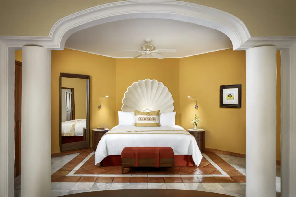 All 80 rooms of the hacienda style boutique hotel are spacious suites.