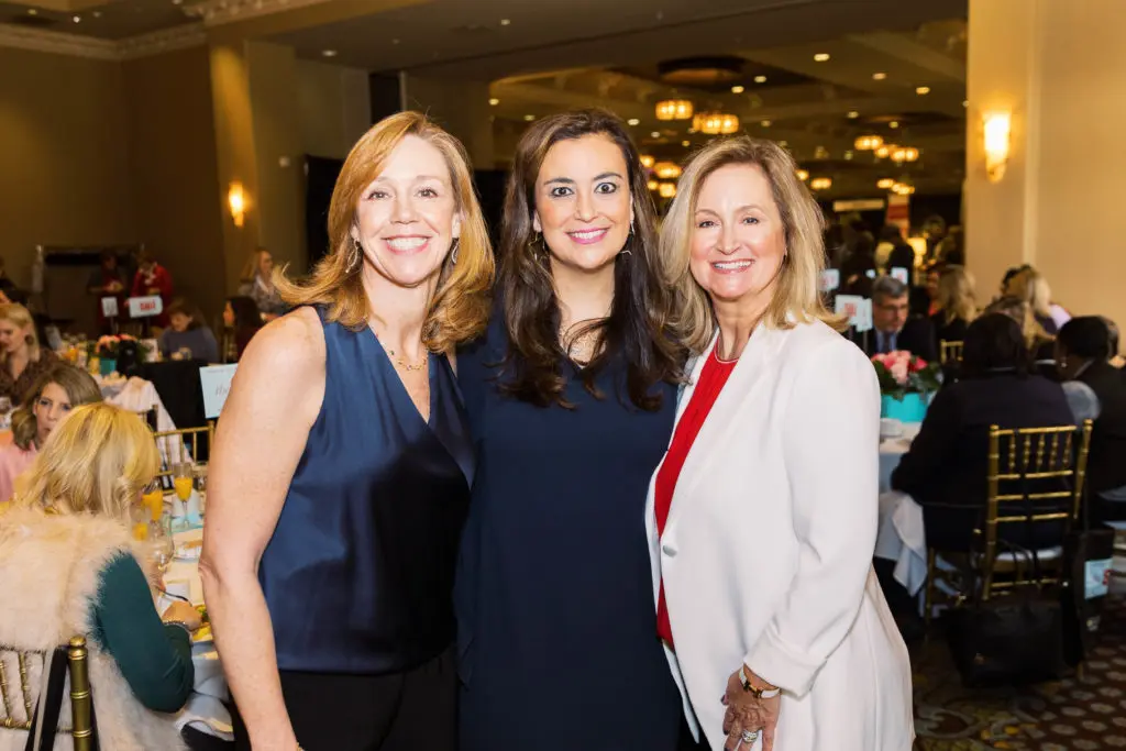 Patty Kallmeyer, Dr. Zsila Sadighi, Terri Tarwater at the Tri Delta Philanthropies' fundraiser, The Sale (Photo by Parker Chase Photography)