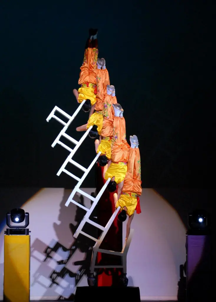 The Peking Acrobats will be performing their heart-stopping tricks this Saturday at Jones Hall. (Photo by Brittany App)