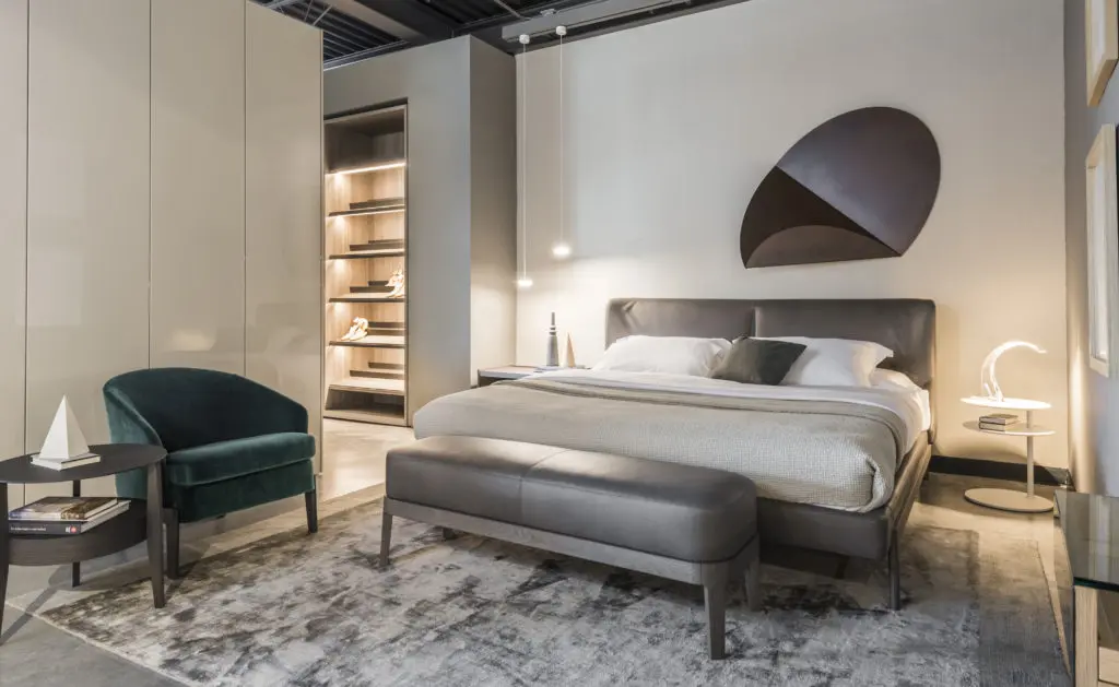 Furnishings at BeDesign are primarily from Italian design houses.