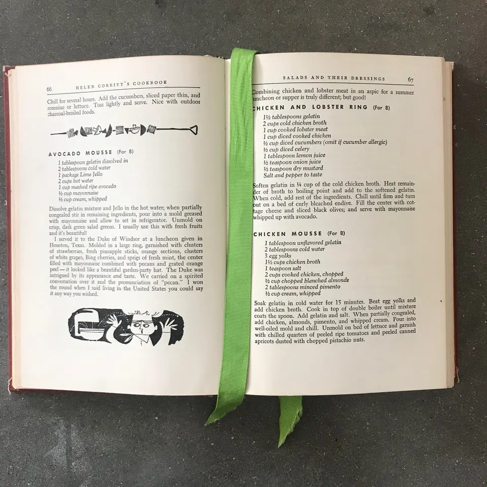 10 Treasured Helen Corbitt 1957 cookbook