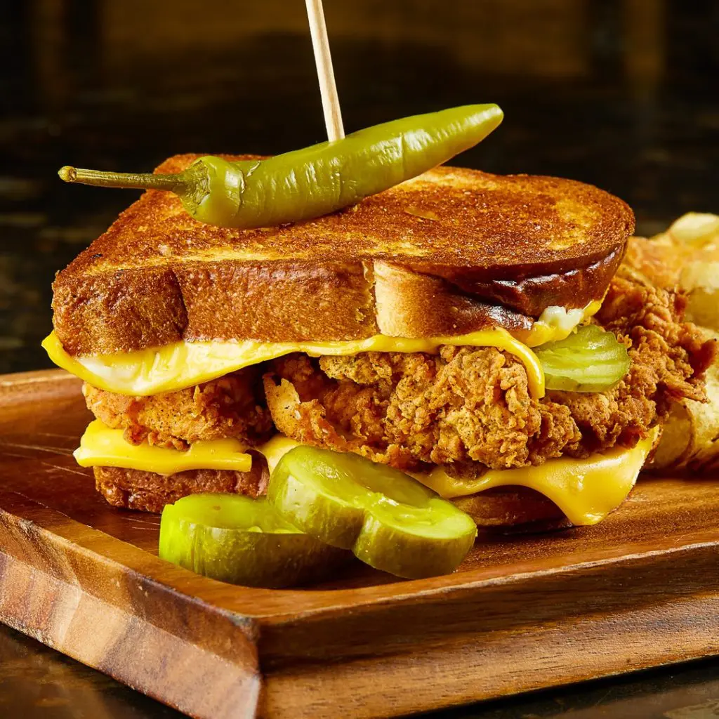 The Rustic will now donate a second sandwich for every Hot Chicken & Cheese Sandwich donated to a hospital worker. (Courtesy of The Rustic)