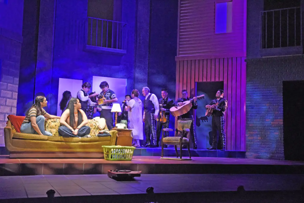 American Mariachi tells the story of a 1970s all-girl mariachi band. The cast of American Mariachi will play on in filmed live performance. (Photo by Karen Almond)
