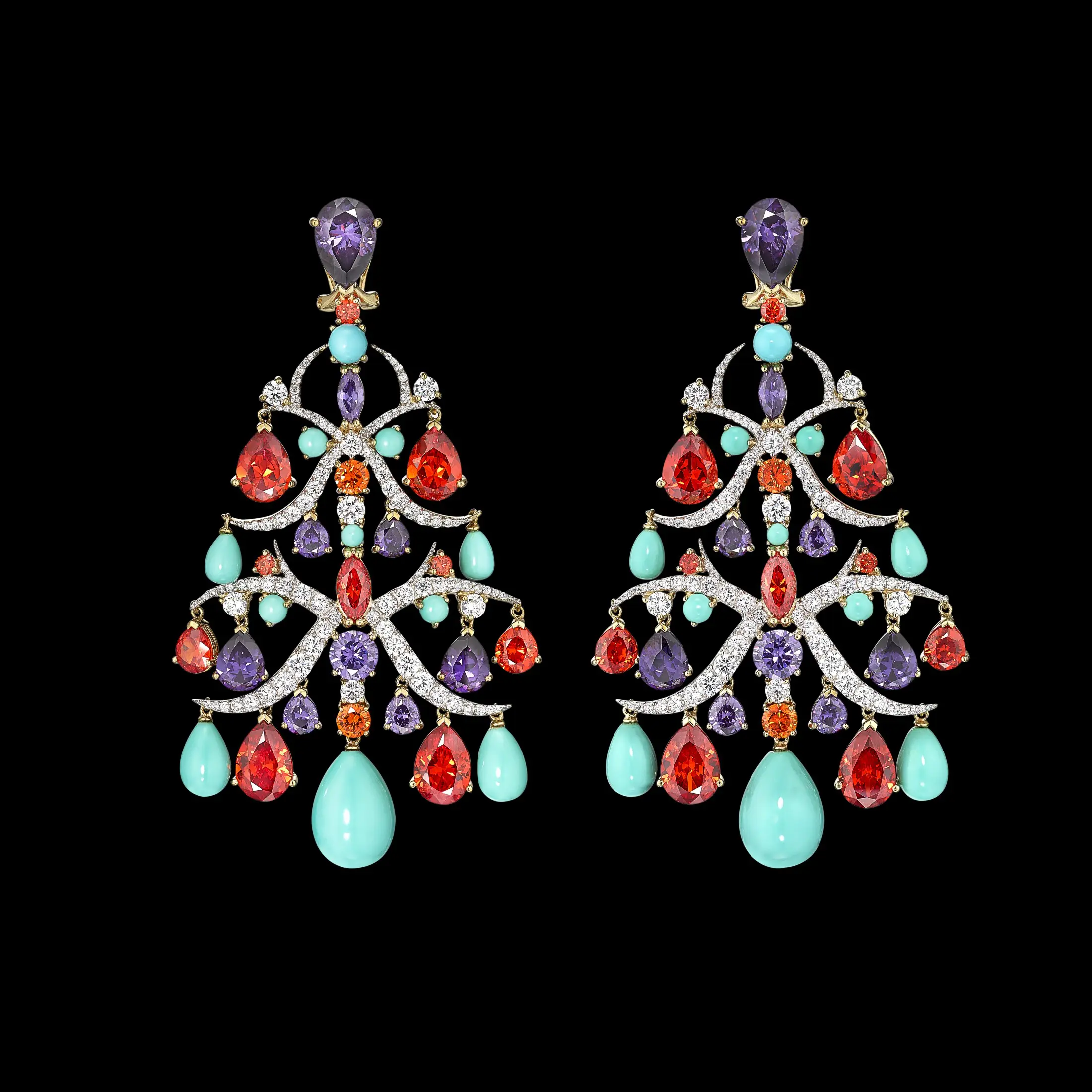 Anabela Chan Imperial Ivy chandelier earrings. (Photo courtesy of Anabela Chan)