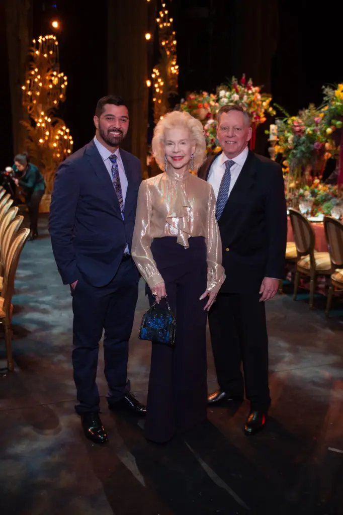 Angel Rios, Lynn Wyatt, Richard Flowers (Photo by Wilson Parish)