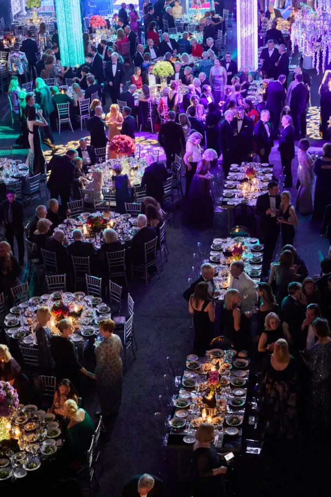 A bird's eye view of the Dickie's Arena ballroom. (Photo by Steve Wrubel)