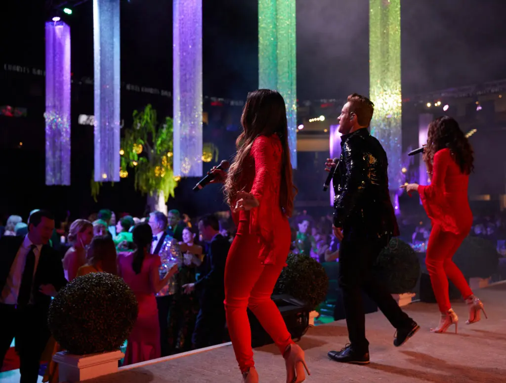 Entertainment at The Jewel Charity Ball. (Photo by Steve Wrubel)