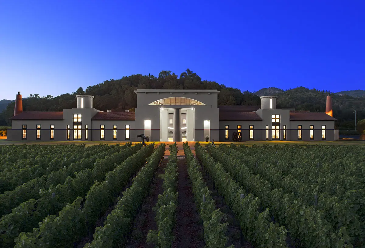 Clos Pegase night