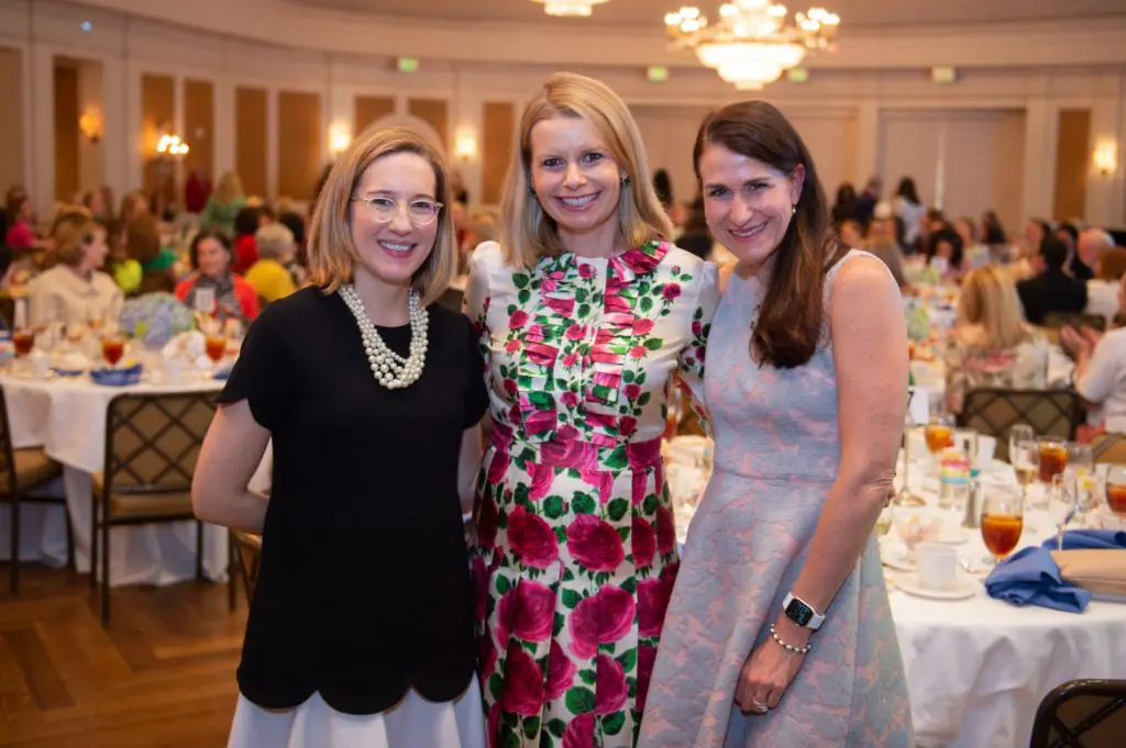 Emily Sheeren, Valerie Dieterich, Kristen Berger at Last Year's Friends and Families Luncheon (Photo by Wilson Parish)