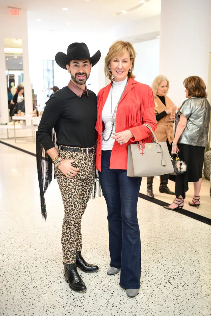 Rodeo ready Fady Armanious, Shelley Reeves (Photo by Daniel Ortiz)