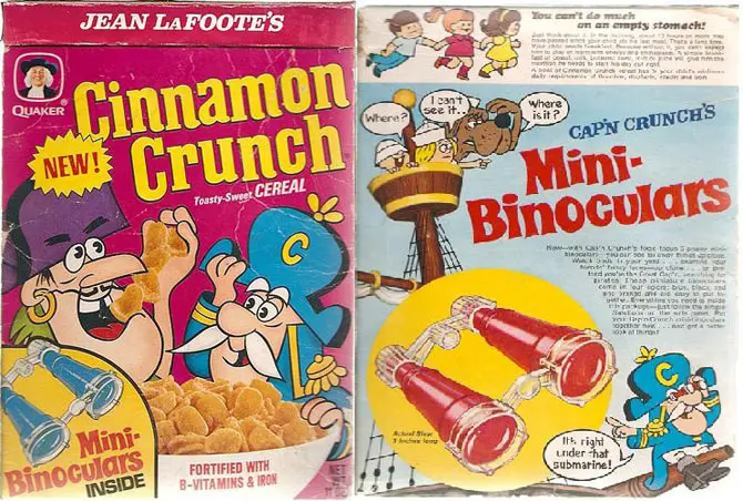 We ate entire boxes of cereal just to get to the prize inside.