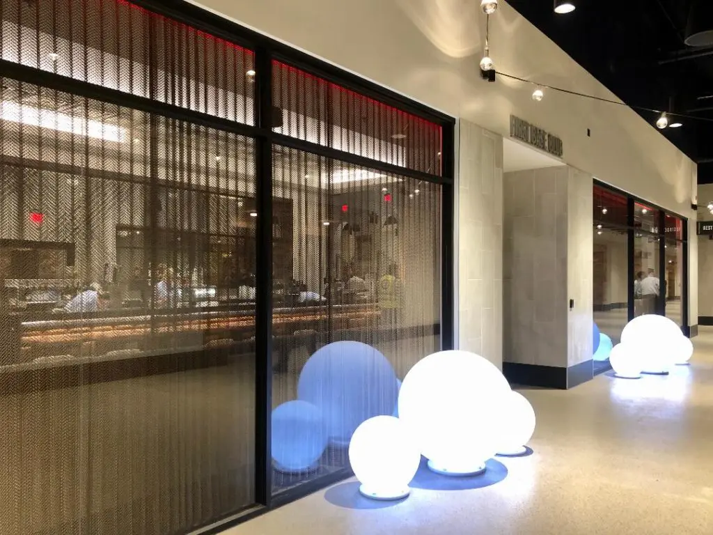 The entrance to the First Base Club bar. (Photo by Courtney Dabney)