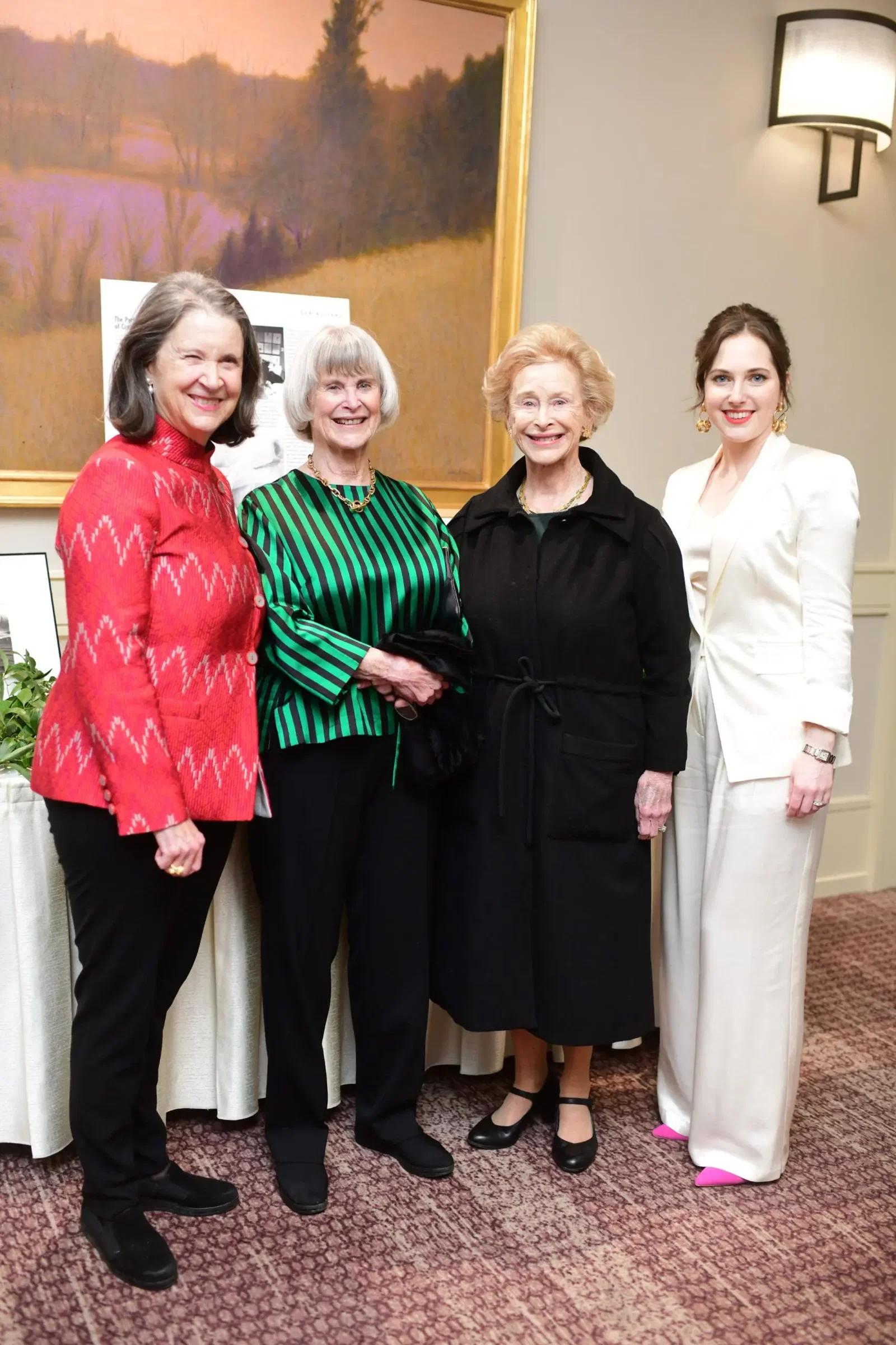 Honorees Fan Morris, Nancy Allen, Farifax Randall, and HCP director Ashlyn Davis (Photo by Daniel Ortiz)