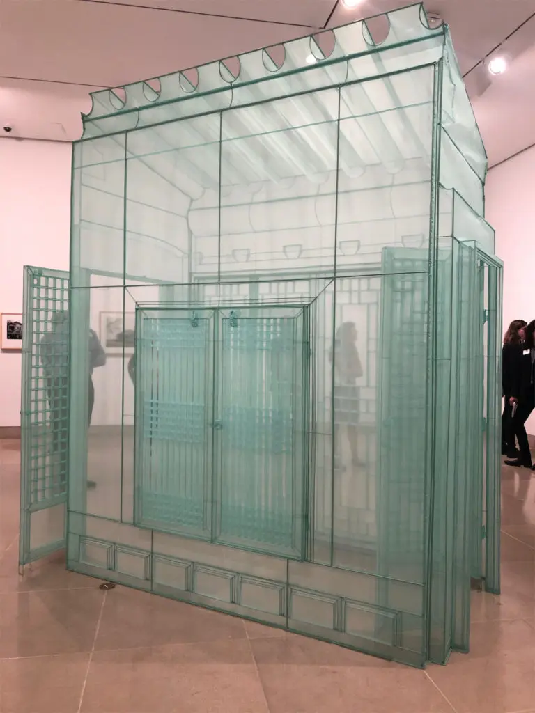 "Hub" is a replica of Korean artist's Do Ho Suh's childhood home. (Photo by Megan Ziots)