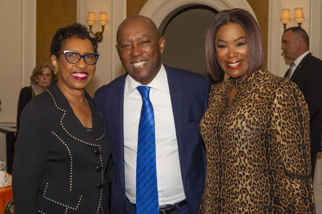 Sharon Owens, Mayor Sylvester Turner, Deborah Duncan (Photo by Hugh Hargrave)