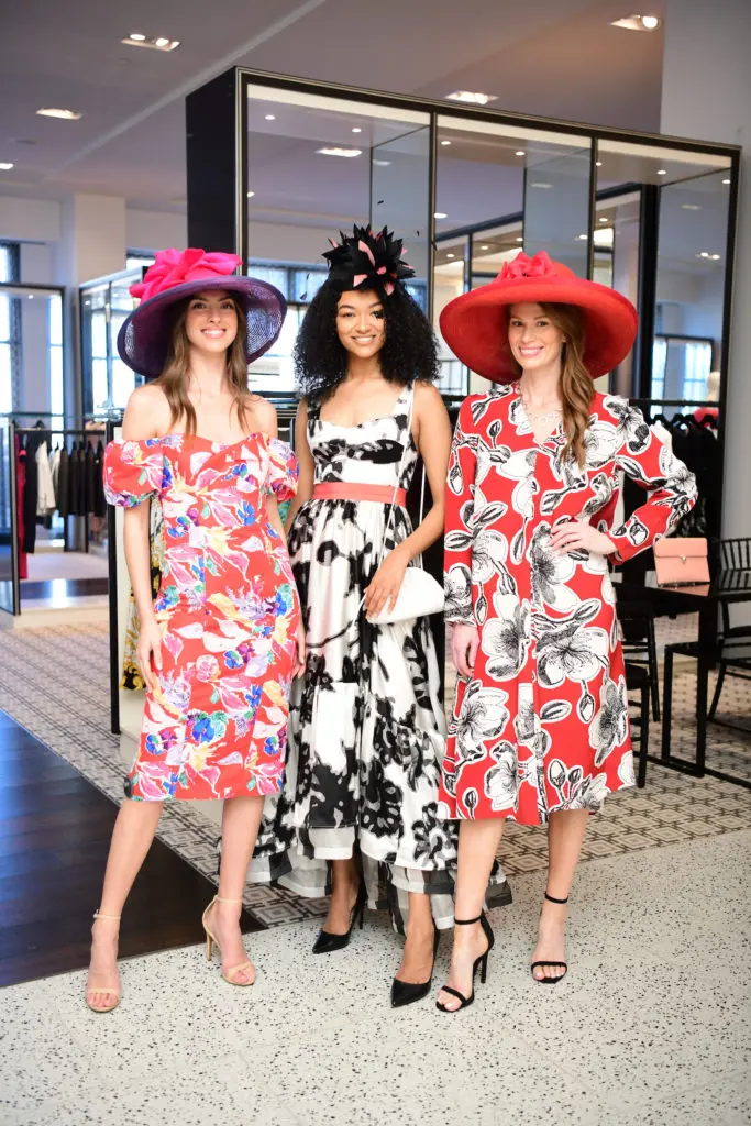 Tootsies models present the looks best suited for the Bo's Place 'Hats, Hearts & Horseshoes' benefit. (Photo by Daniel Ortiz)