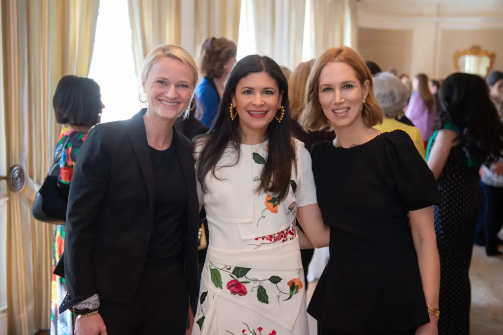 Morgan Garvey, Chair Kristy Bradshaw, Carolyn Dorros (Photo by Wilson Parish)