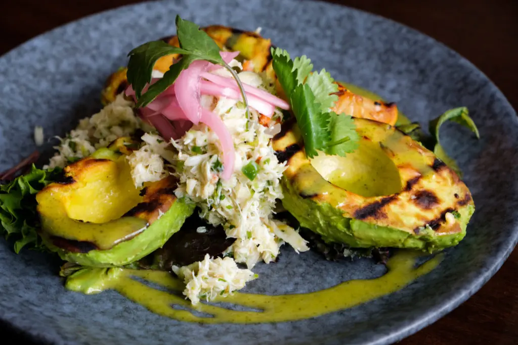 The Jumbo Lump Crab Stuffed Avocado is one of Primo's reimagined new menu items.
