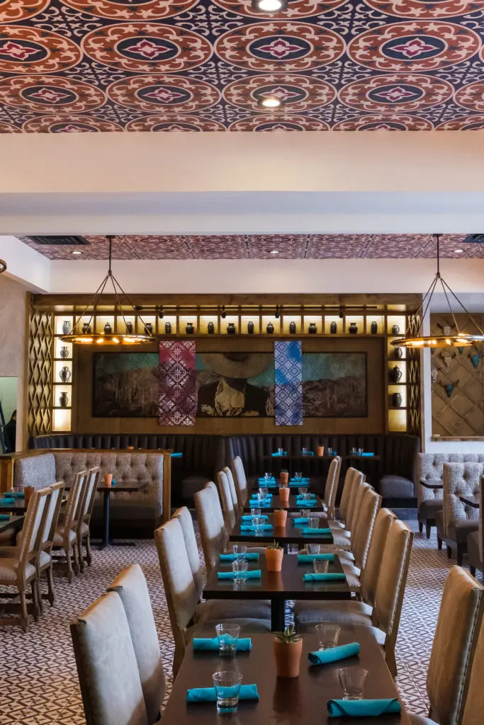 Primo's glamorous new interior.