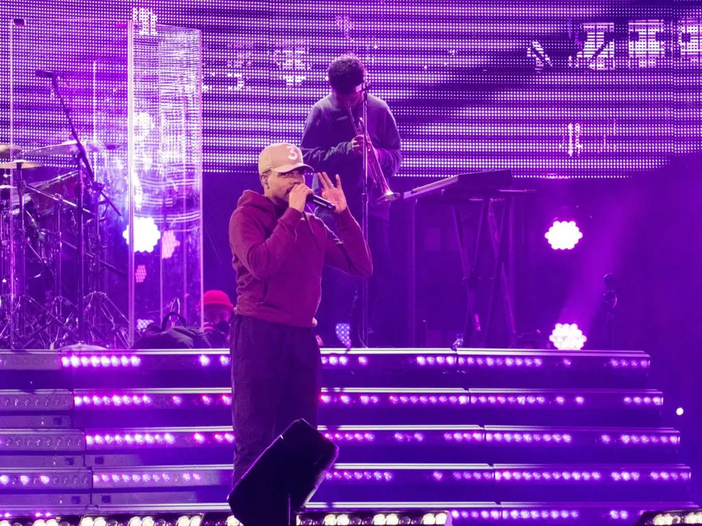 Chance the Rapper embraced Houston — and the moment.