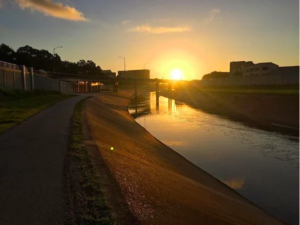 A sunrise run on Brays Bayou is enough to inspire.