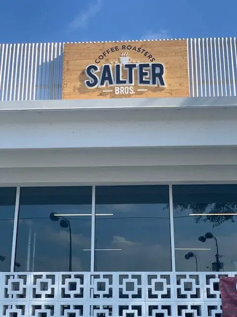 The re imagined mid-century space is now home to Salter Bros.